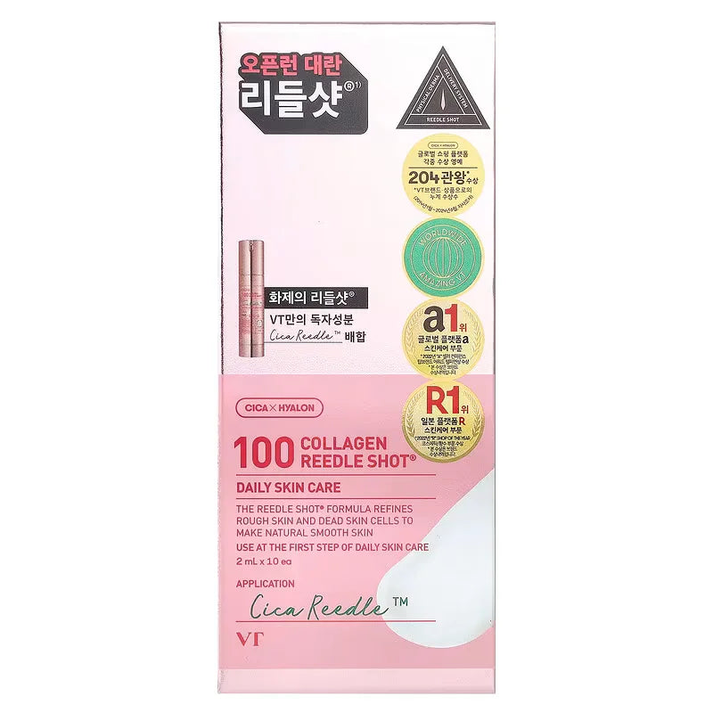 VT Cosmetics Collagen Reedle Shot 100 Stick 2Ml (10Ea)
