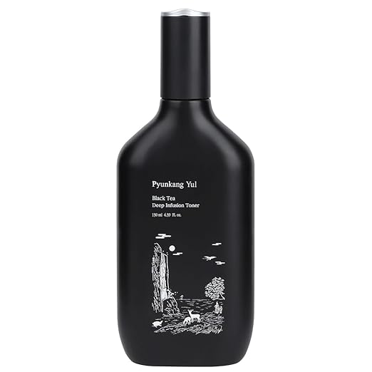 [PKY] Pyunkang Yul Black Tea Deep Infusion Toner for Firm & Dull Skin, Kombucha Fermented Black Tea, Hydrating Anti-Aging Care with Hyaluronic Acid & Ceramide, Korean Skincare (130 ml) Mizon