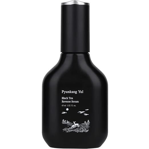 [PKY] Pyunkang Yul Black Tea Boosting Serum for Firm & Dull Skin, Kombucha Fermented Black Tea with Peptides for Fine Line Care, Korean Skincare (45 ml) Mizon