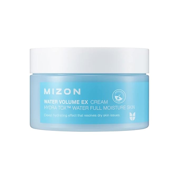 MIZON Water Volume EX Cream, Daily Hydrating Gel Moisturizer for All Skin Types, 230ml Mizon