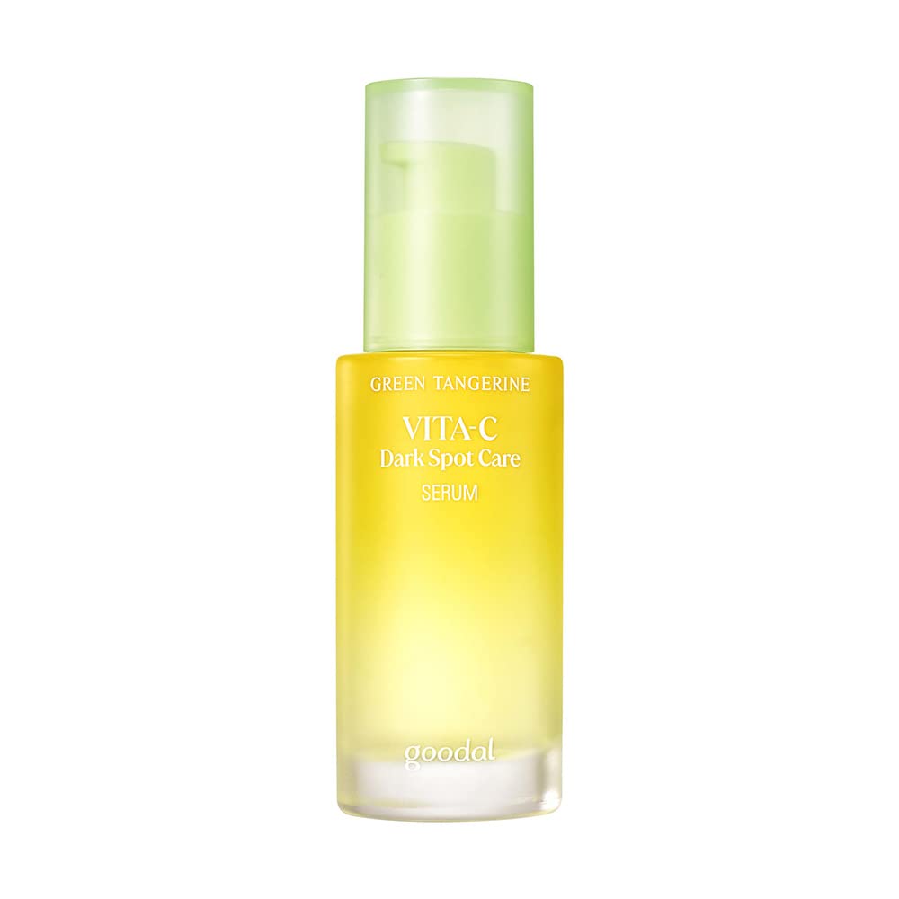 Goodal Green Tangerine Vitamin C Serum for Sensitive Skin, Anti-Aging, Acne Scars, Fine Lines, Hyperpigmentation, and Dark Circles Treatment (40ml) goodal