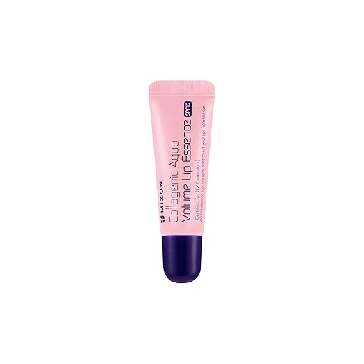 MIZON Collagenic Aqua Volume Lip Essence Treatment with Collagen Korean Lip Balm Moisturizing Soothing UV Protection No Fragrance - 10 ml Mizon