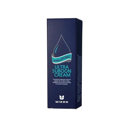 MIZON Hyaluronic Ultra Suboon Cream, Hydrating cream for dry skin, Moisturizing, Soothing, Lightweight, Watery Texture, 45ml Mizon