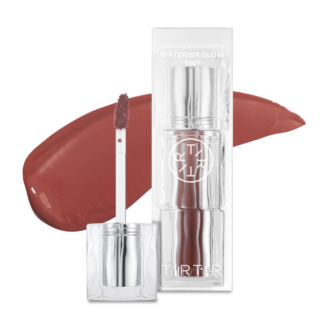 TIRTIR Waterism Tinted Lip Gloss | #05 SCOTCH SHOT, 4 g â€“ Kiss Ready Lipgloss | 12H Long Lasting Non Sticky Natural Tinted Glow Korean Multiuse Cheek and Lip | Tint for Women gift TirTir