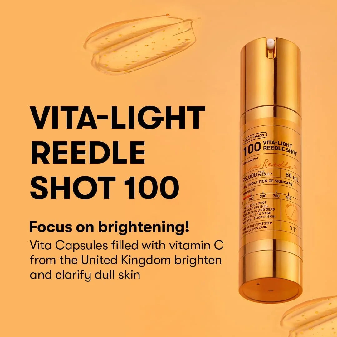 VT Cosmetics Vita-Light Reedle Shot 100 Stick 2Ml (10Ea)
