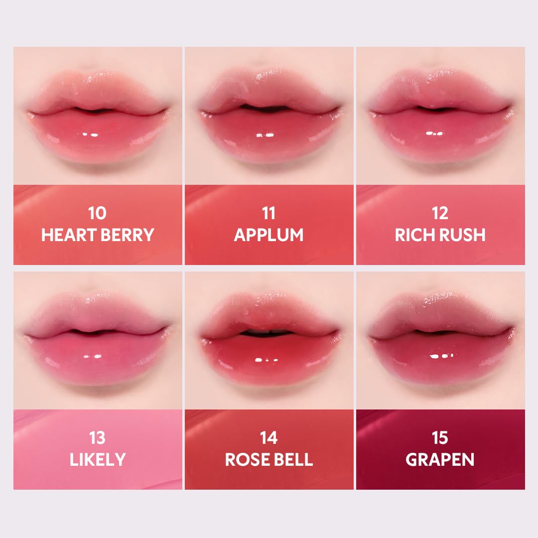TIRTIR Waterism Tinted Lip Gloss #09 | SALMON SYRUP, 4 g â€“ Kiss Ready Lipgloss | 12H Long Lasting Non Sticky Natural Tinted Glow | Korean Multiuse Cheek and Lip | Tint for Women gift Beauty Matters