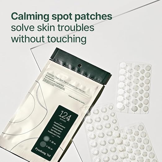[PKY] Pyunkang Yul Calming Clear Spot Patch (Intensive + Slim Care) 124 Count - Hydrocolloid Acne Spot, Invisible Pimple, Blemishes & Zit Cover, Korean Skin Care Acne Stickers Mizon