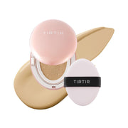 TIRTIR Mask All-Cover Cushion Foundation, Full coverage, Skin fit, Satin Glow Finish, Korean Cushion Foundation #24W SOFT BEIGE, 4.5g TirTir