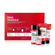 SOME BY MI Snail Truecica Miracle Repair Starter Kit  (Toner, Serum, Gel Cleanser  & Cream)