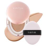 TIRTIR Mask All-Cover Cushion Foundation, Full coverage, Skin fit, Satin Glow Finish, Korean Cushion Foundation #21C COOL IVORY, 18g Beauty Matters