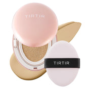 TIRTIR Mask All-Cover Cushion Foundation| Full coverage, Skin fit, Satin Glow Finish | Korean Cushion Foundation #24W SOFT BEIGE | 18g Beauty Matters
