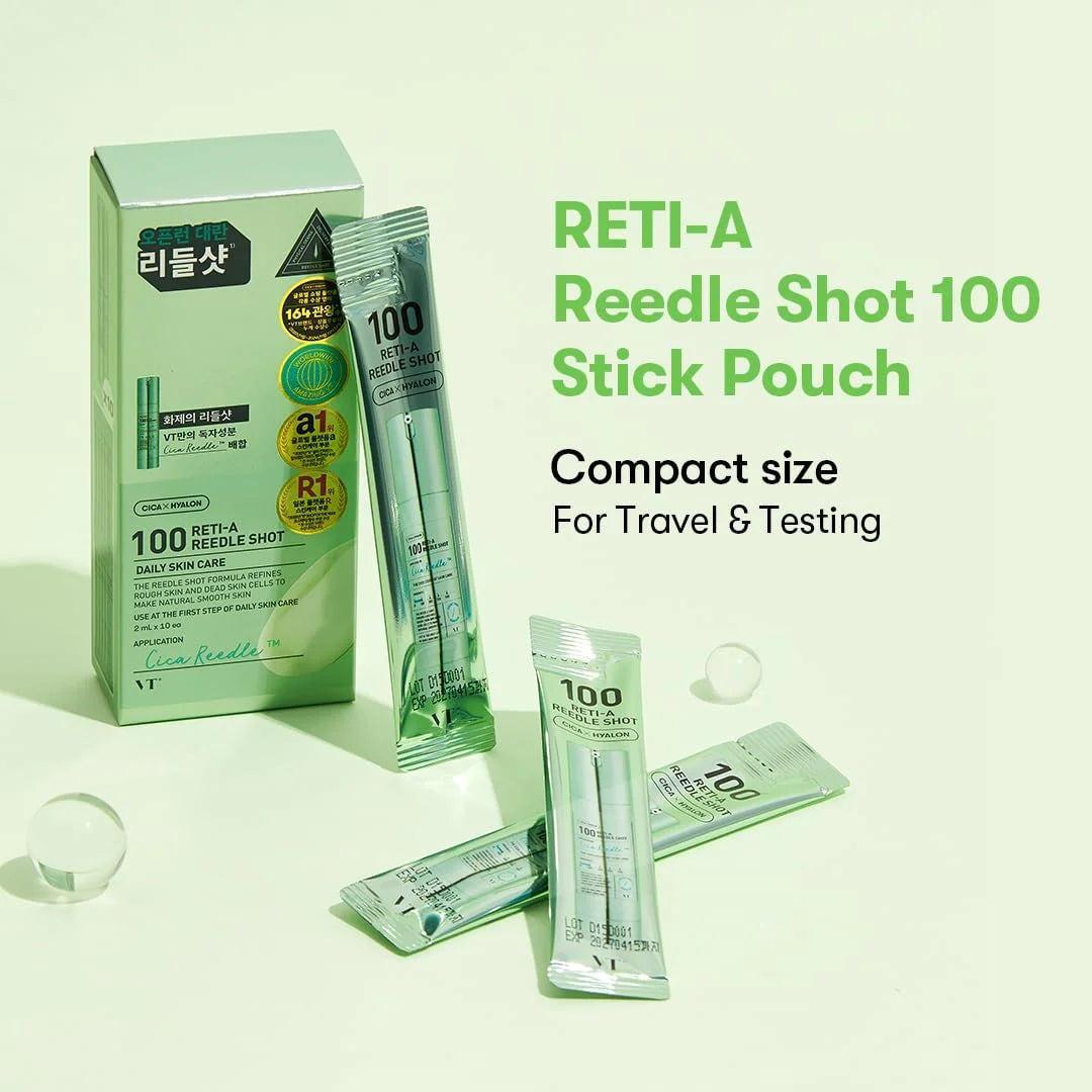 VT Cosmetics Reti-A Reedle Shot 100 Stick 2Ml (10Ea)