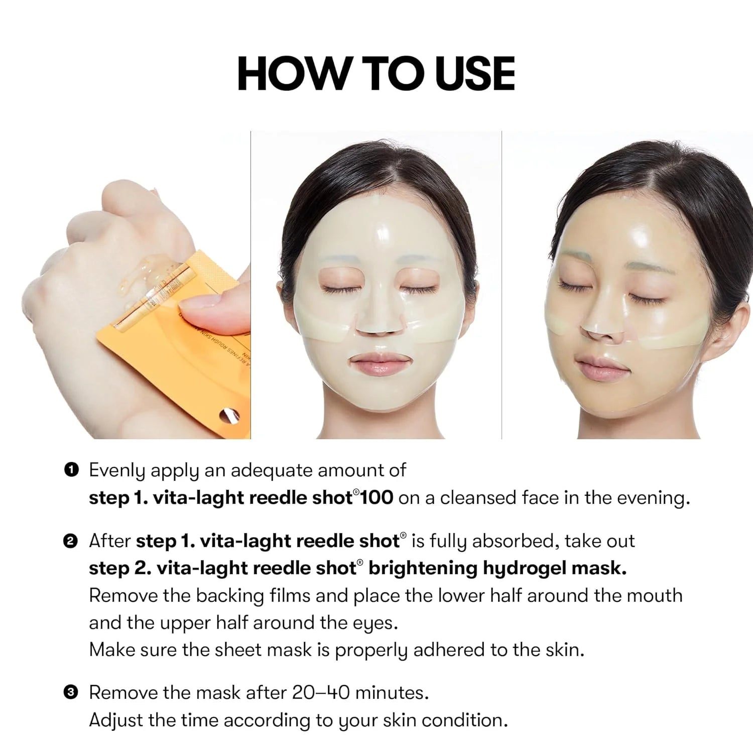 VT Cosmetics Vita Reedle Shot 100 2-Step Hydrogel Mask