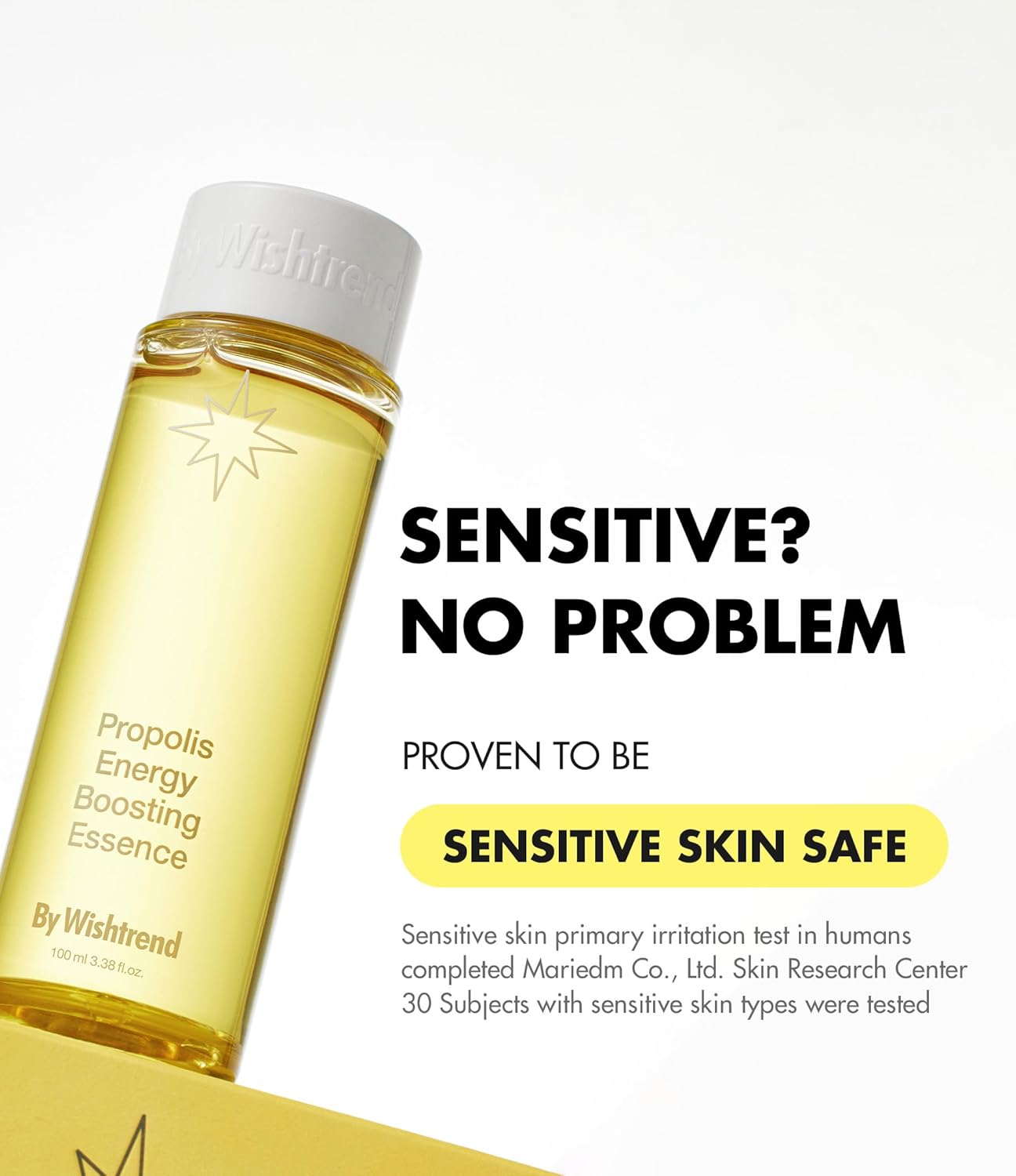 By Wishtrend Propolis Energy Boosting Essence - Soothing & Calming Serum | Honey, Propolis, Lotus Leaf, Black Tea | Reduces Redness & Inflammation, Repairs & Hydrates, For Glowing, Supple Skin, 100ml By Wishtrend