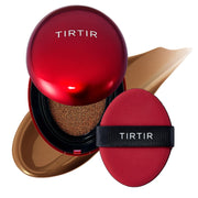 TIRTIR Mask Fit Red Cushion Foundation, Full coverage, Skin fit, Satin Glow Finish, Korean Cushion Foundation #45W CHESTNUT, 4.5g TirTir