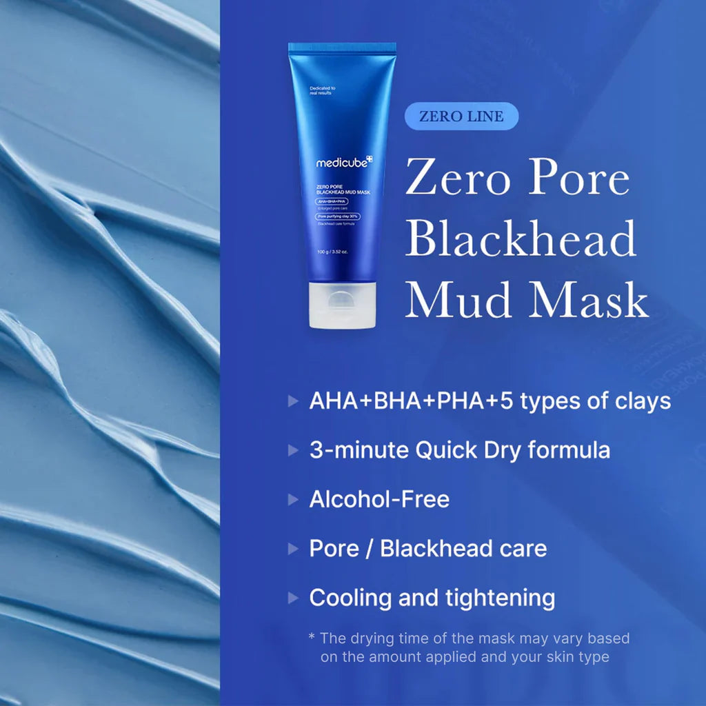 Medicube Zero Pore Blackhead Mud Mask 100g medicube
