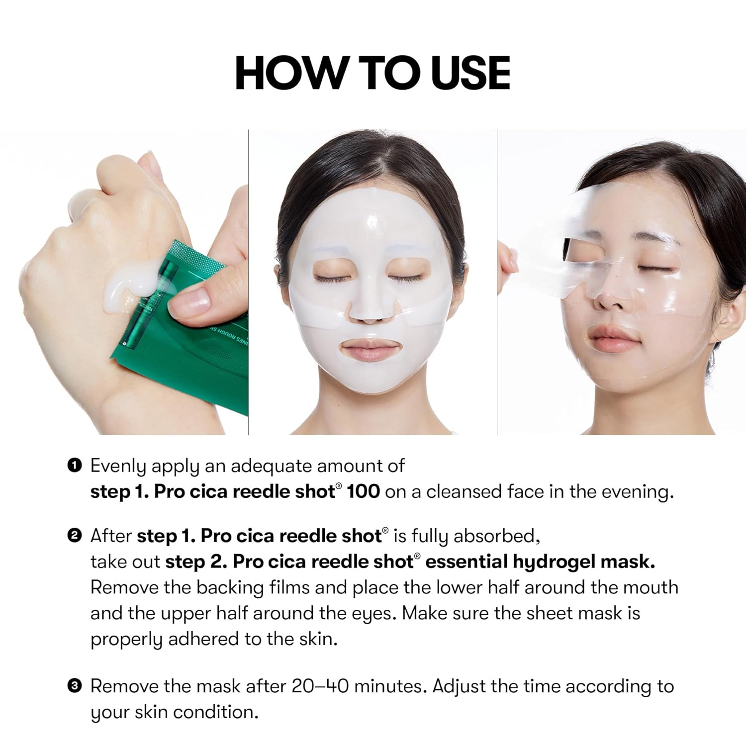 VT COSMETICS Pro Cica Reedle Shot 100 1-step Dressing Hydrogel Mask 33g VT COSMETICS