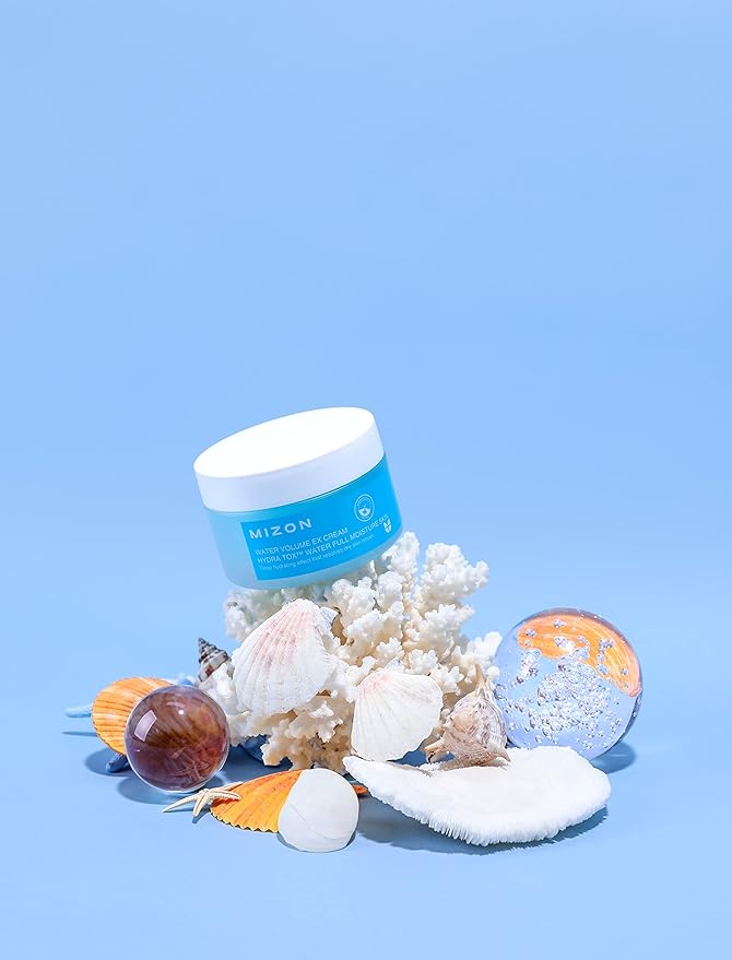 MIZON Water Volume EX Cream, Daily Hydrating Gel Moisturizer for All Skin Types, 230ml Mizon