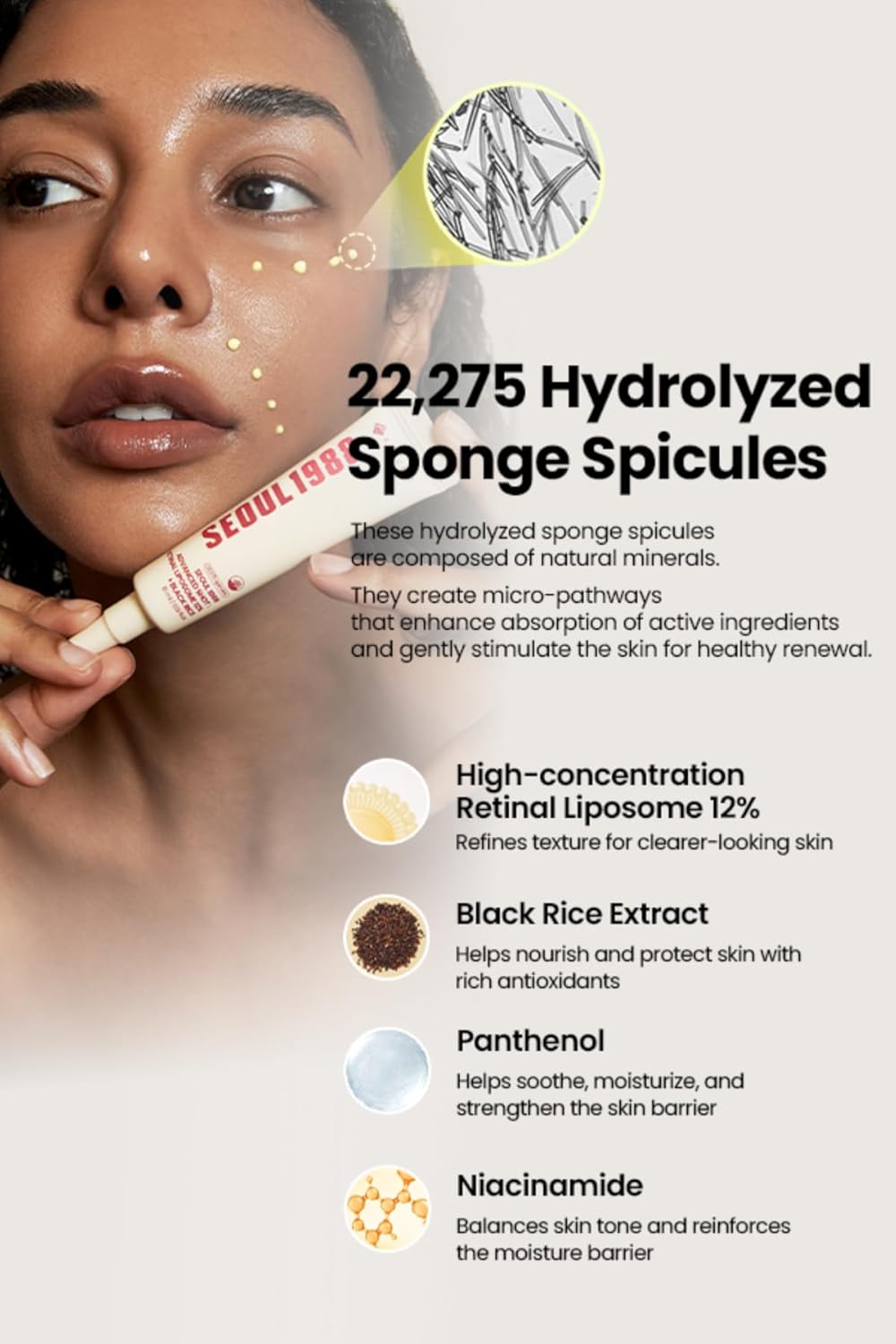 K-SECRET SEOUL 1988 Retinal Advanced Shot Formulated with 22,275 Spicules and Advanced Retinal Liposome 12% | Fine Lines and Skin Texture Care Serum | Korean Skincare, 15ml K-SECRET