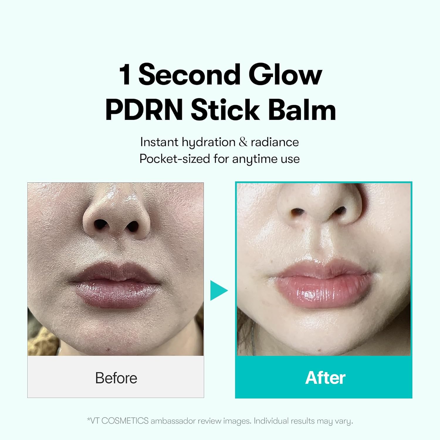 VT COSMETICS PDRN Essence Stick Balm, PDRN Collagen Multi Wrinkle Stick, All-in-One Eye & Neck Treatment, Glow Makeup Base & Face Treatment Balm, Plumping, Fine Lines (0.33 oz.) VT COSMETICS