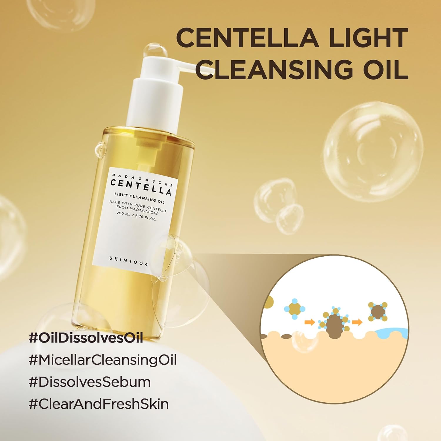 SKIN1004 Madagascar Centella Light Cleansing Oil SKIN1004