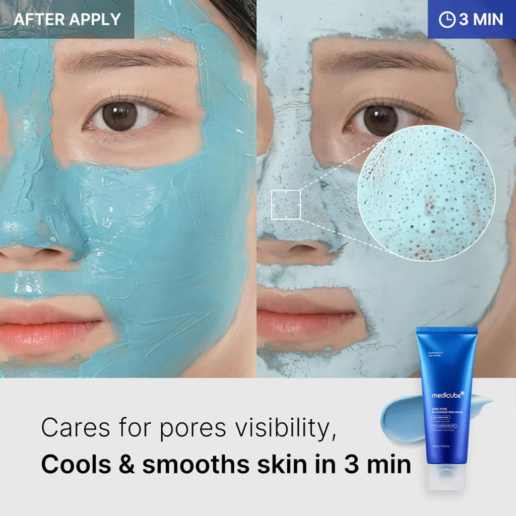 Medicube Zero Pore Blackhead Mud Mask 100g medicube
