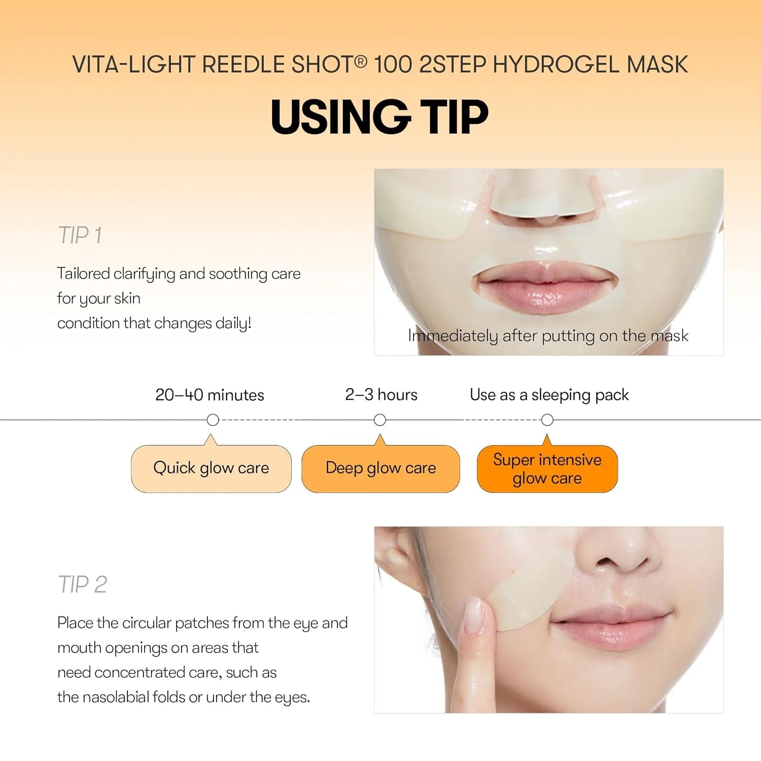 VT Cosmetics Vita Reedle Shot 100 2-Step Hydrogel Mask
