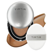 TIRTIR Mask Fit Aura Cushion Foundation, Full coverage, Skin fit, Satin Glow Finish, Korean Cushion Foundation #43N DEEP COCOA, 18g TirTir