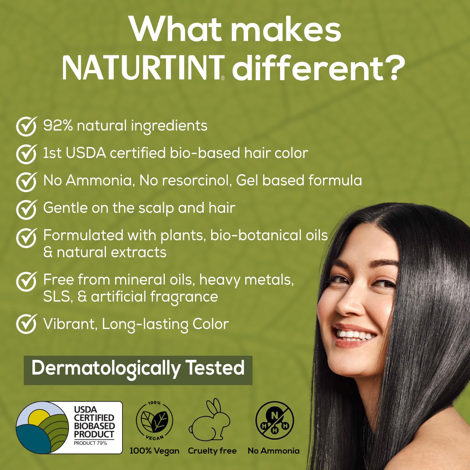 Naturtint Permanent Hair Colour Gel Mahogany Brown 4M | For Optimal Scalp Care | Long Lasting Hair Colour | Ammonia Free Vegan | No Parabens | Enriched with Olives & Organic Shea Butter NATURTINT