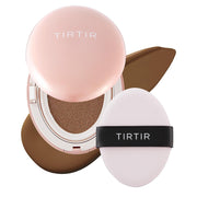 TIRTIR Mask All-Cover Cushion Foundation | Full coverage, Skin fit, Satin Glow Finish | Korean Cushion Foundation #43N DEEP COCOA | 18g TirTir