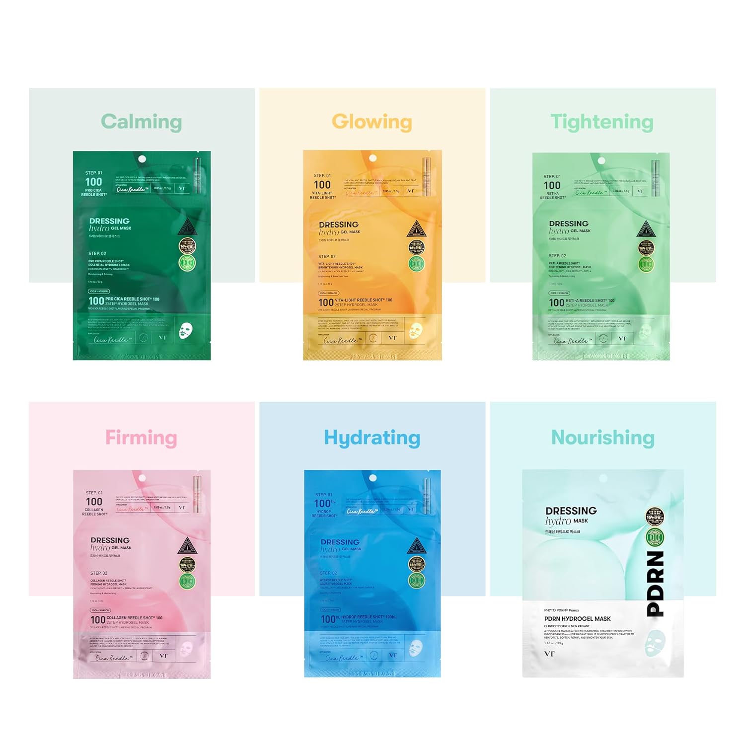 VT COSMETICS Pro Cica Reedle Shot 100 1-step Dressing Hydrogel Mask 33g VT COSMETICS