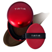 TIRTIR Mask Fit Red Cushion Foundation, Full coverage, Skin fit, Satin Glow Finish, Korean Cushion Foundation  #55N ESPRESSO, 4.5g TirTir