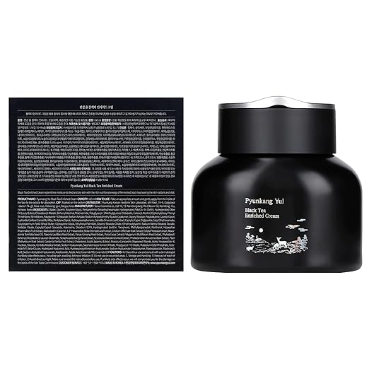 [PKY] Pyunkang Yul Black Tea Enriched Cream for Firm & Dull Skin, Kombucha Fermented Black Tea with Peptides & Adenosine, Hydrating Anti-Aging Care, Korean Skincare (60 ml) Mizon