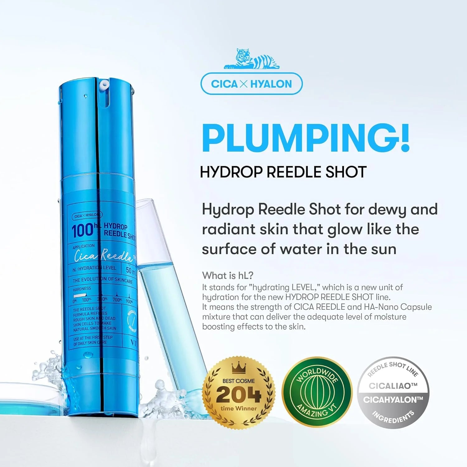 VT Cosmetics Hydrop Reedle Shot 100Hl