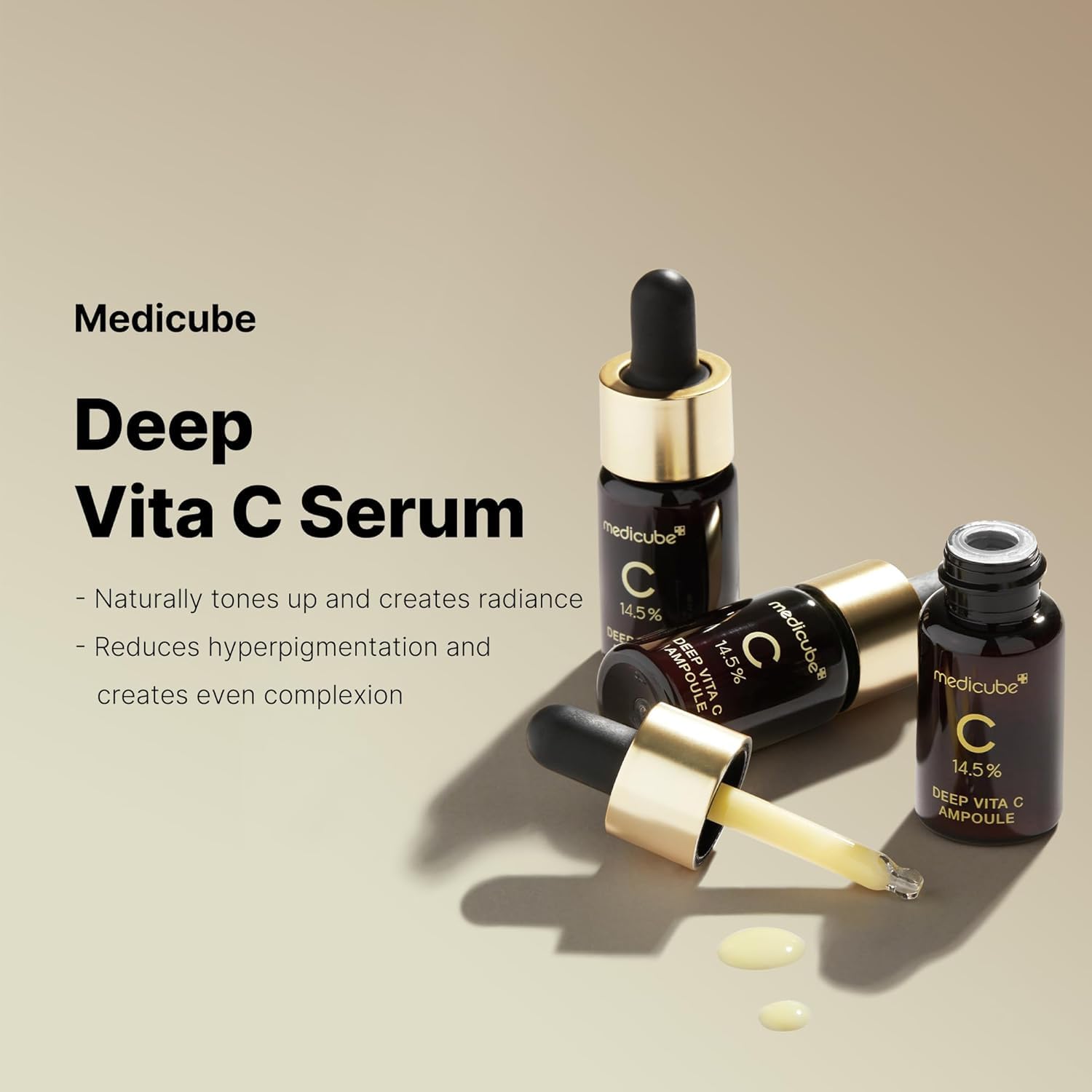 Medicube Deep Vita C Ampoule 2.0 - 10G, 3Pcs medicube
