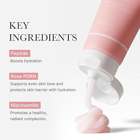 Medicube Salmon DNA PDRN Pink Hyaluronic Moisturizing Cream | Blemish Relief & Hydrating Care | Restores Skin Elasticity & Glow | Korean Skincare, Even Skin Tone & Pore Care | 50ml medicube