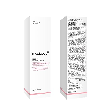 Medicube Salmon DNA PDRN Pink Hyaluronic Moisturizing Cream | Blemish Relief & Hydrating Care | Restores Skin Elasticity & Glow | Korean Skincare, Even Skin Tone & Pore Care | 50ml medicube