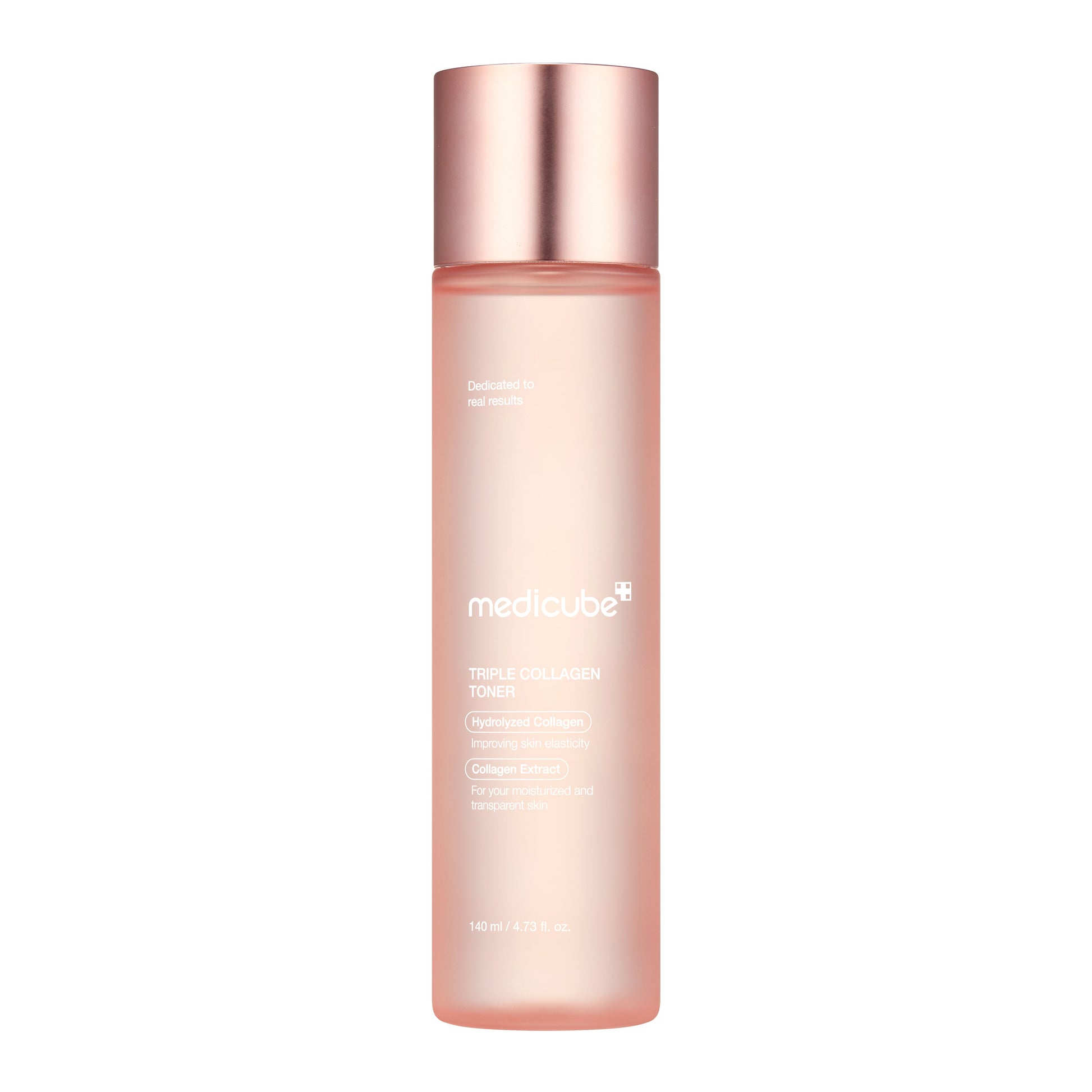 Medicube Triple Collagen Toner - Hydrolyzed, Atelo, & Soluble Collagen for Deep Hydration & Plump Skin - Fast-Absorbing Formula for All-Day Suppleness | 140ml medicube