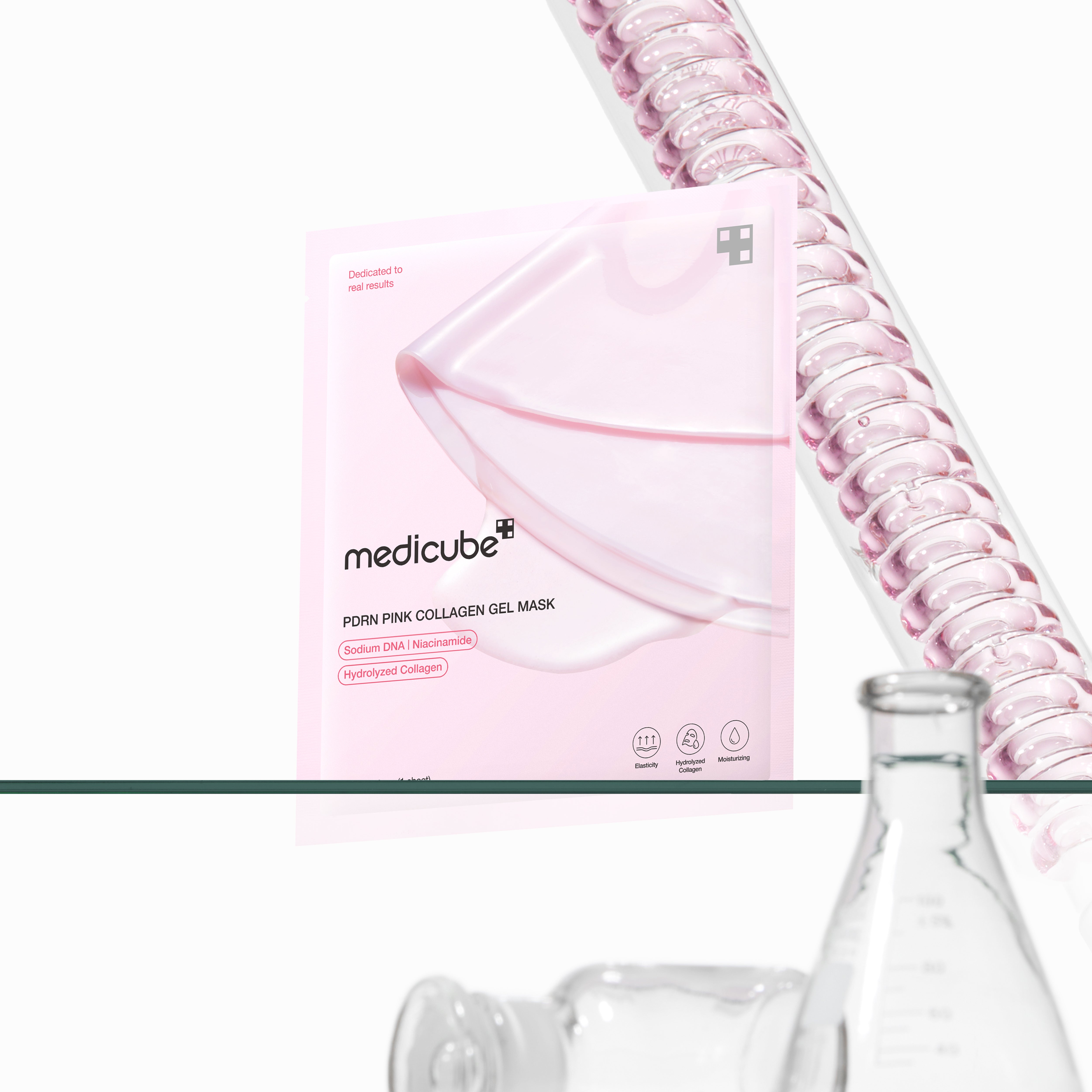 Medicube Pdrn Pink Collagen Gel Mask - (28G , 4Pcs) medicube