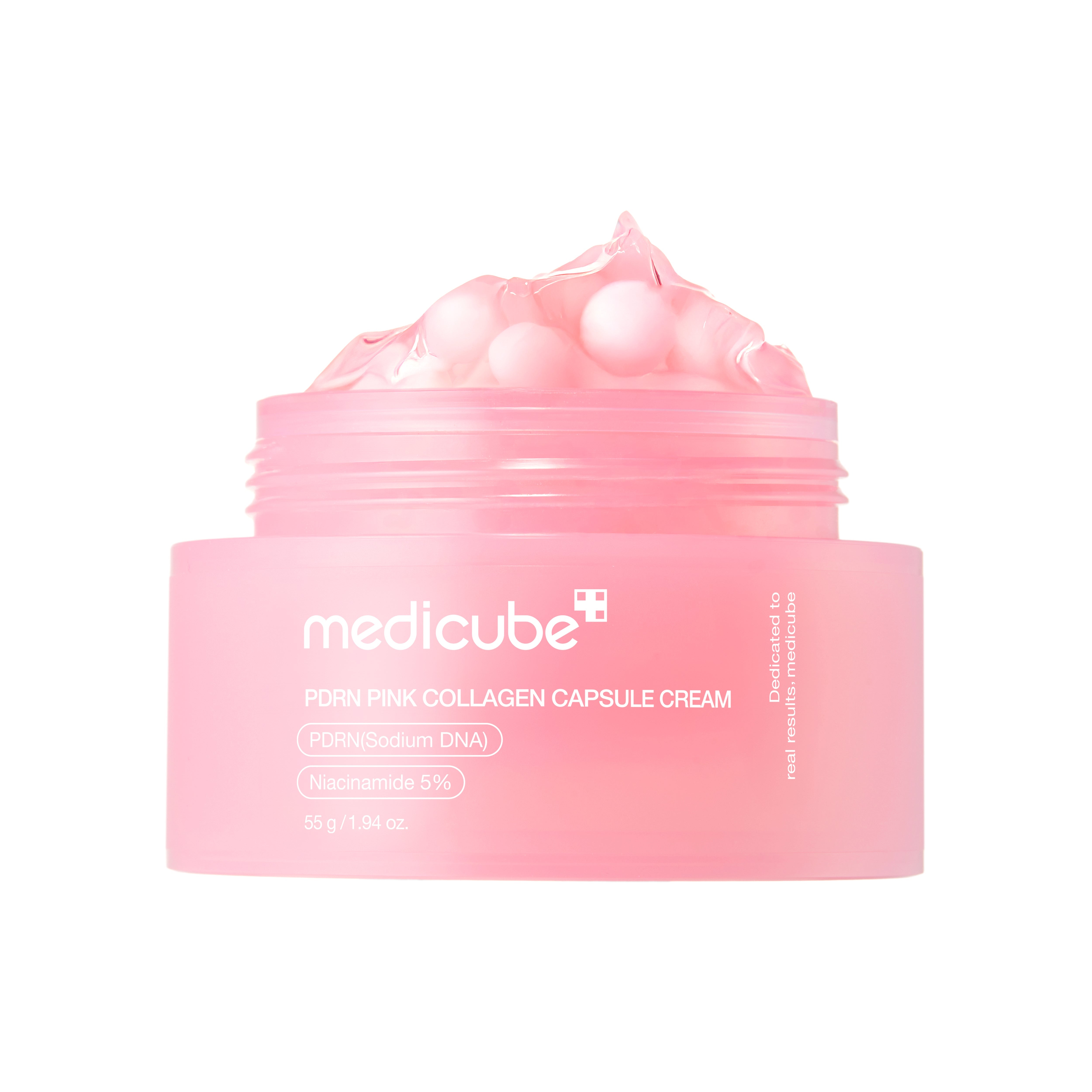 medicube Salmon DNA PDRN Pink Collagen Capsule Cream, Face Moisturizer | Lightweight Moisturizing Cream | PDRN, Niacinamide for Uneven Skin Tone, Glow hydration | Korean Skin Care 55g Beauty Matters