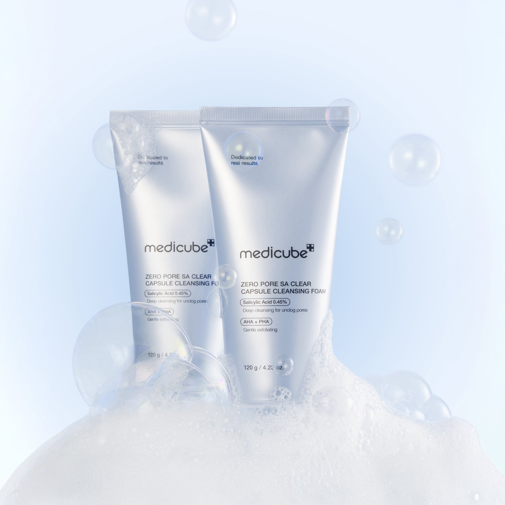 Medicube Zero Pore SA Clear Capsule Cleansing Foam - 120g medicube