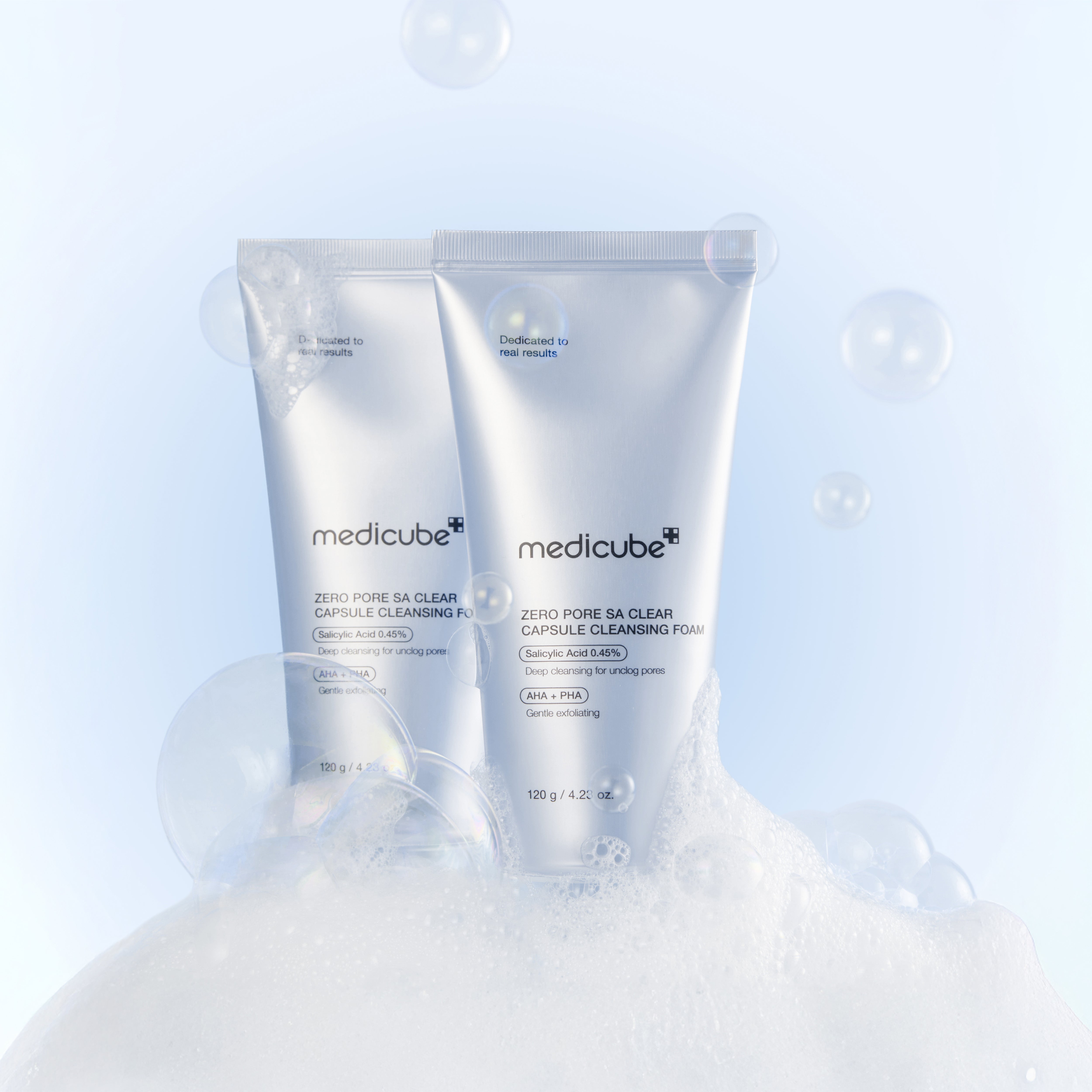 Medicube Zero Pore SA Clear Capsule Cleansing Foam - 120g medicube