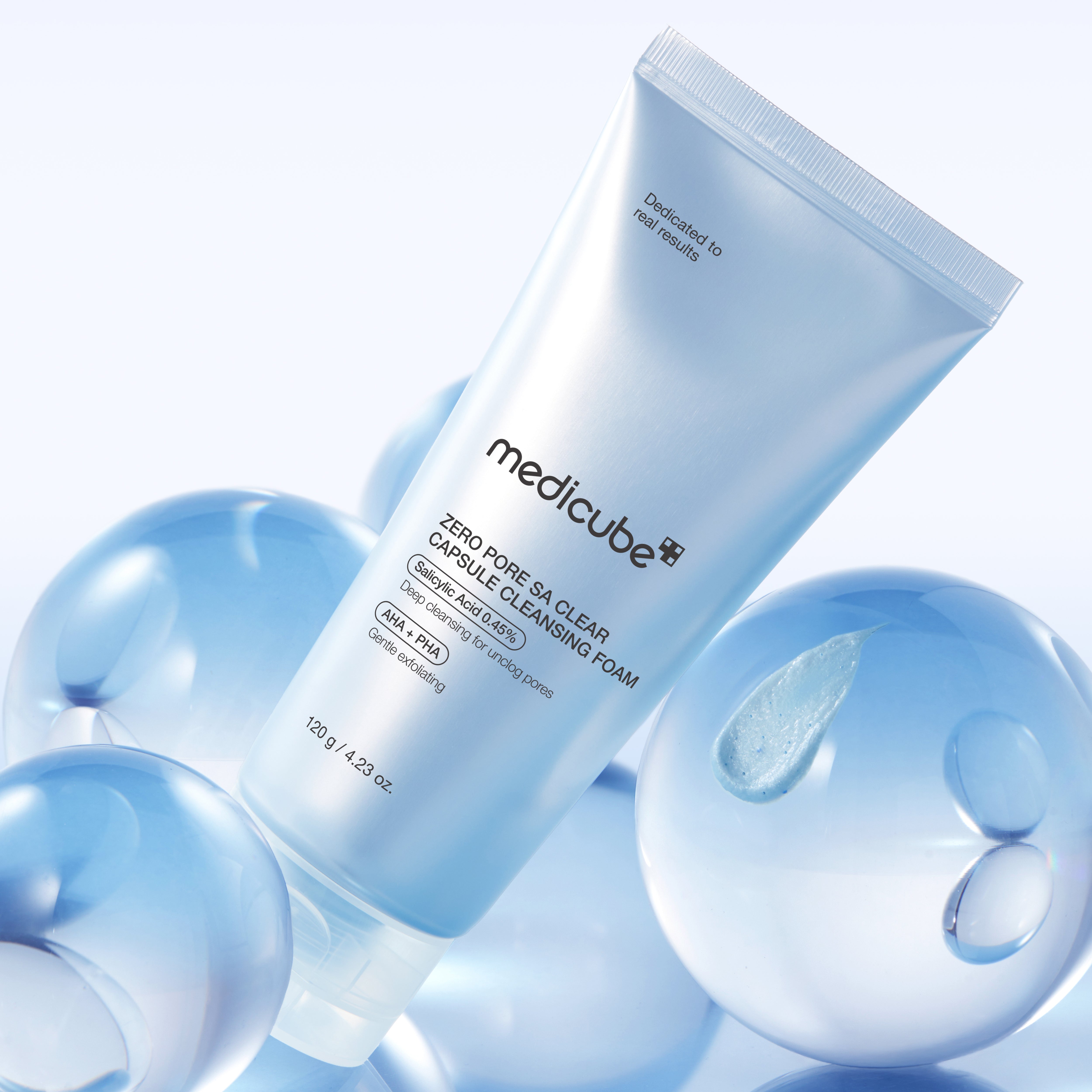 Medicube Zero Pore SA Clear Capsule Cleansing Foam - 120g medicube
