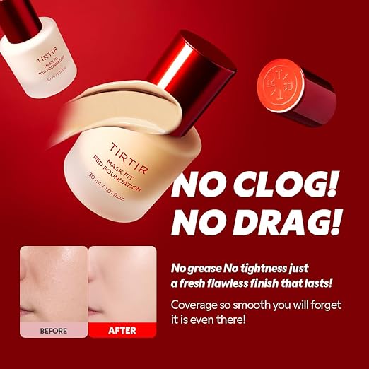 TIRTIR Mask Fit Red Foundation 33N Macchiato 30Ml TIRTIR