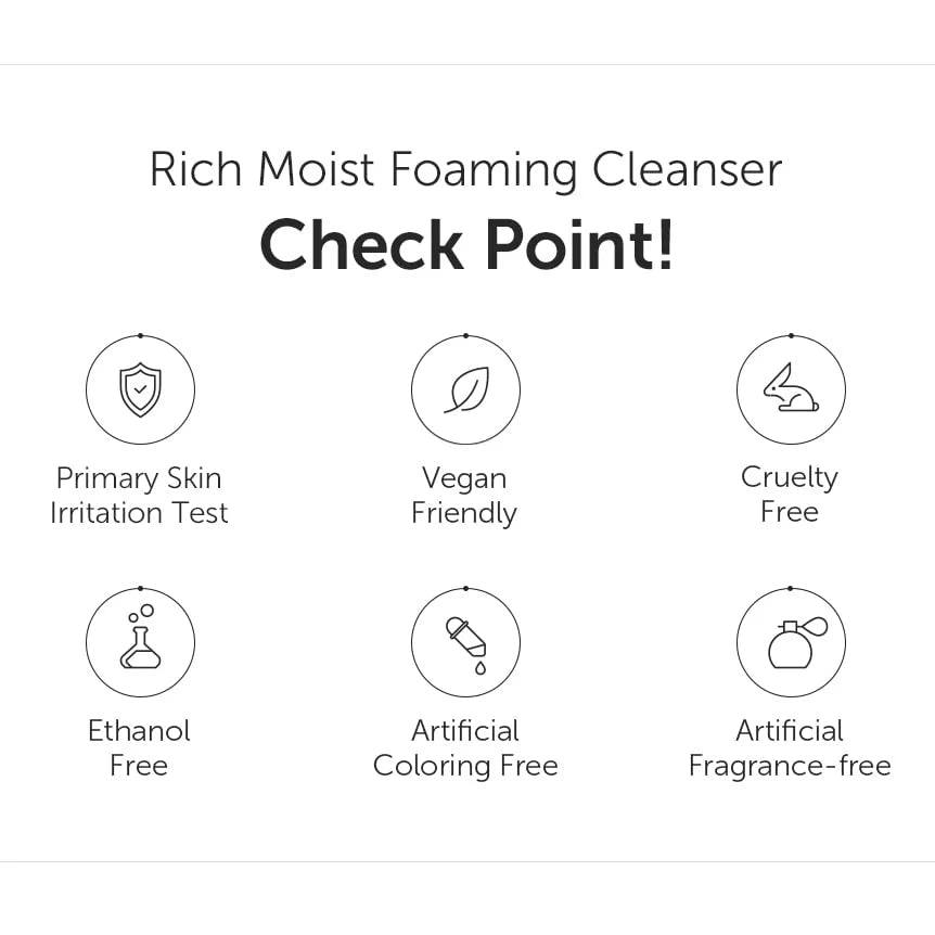 Dearklairs Rich Moist Foaming Cleanser 100Ml