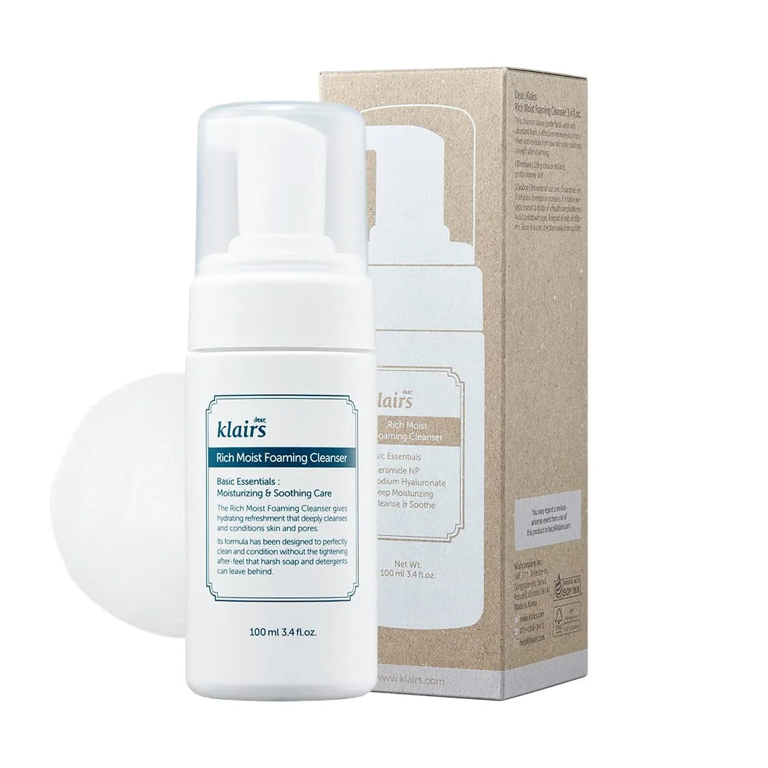 Dearklairs Rich Moist Foaming Cleanser 100Ml