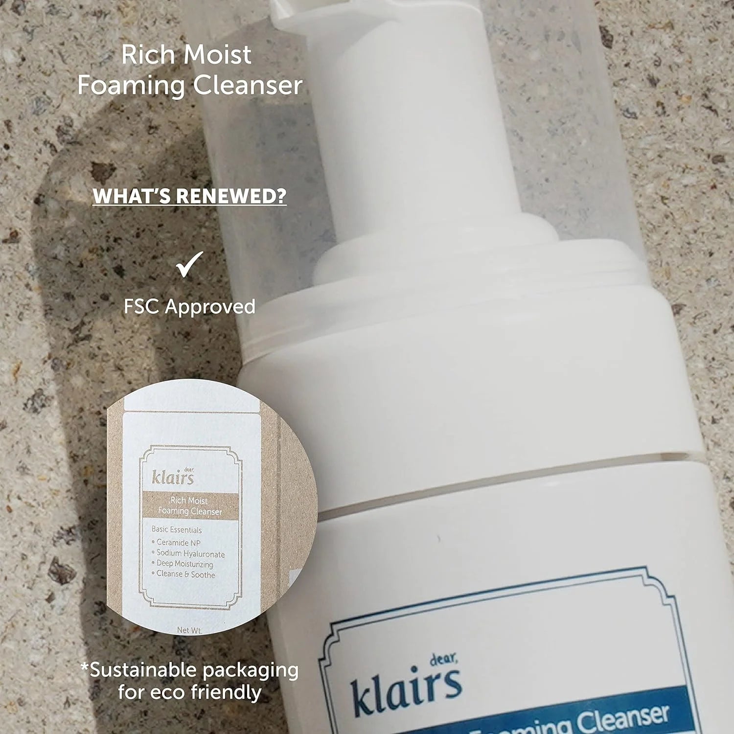 Dearklairs Rich Moist Foaming Cleanser 100Ml