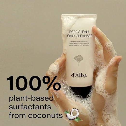 dâ€™Alba Piedmont Italian White Truffle Deep Foam Cleanser, All Skin Types, Hypoallergenic, 80ml d'alba Piedmont