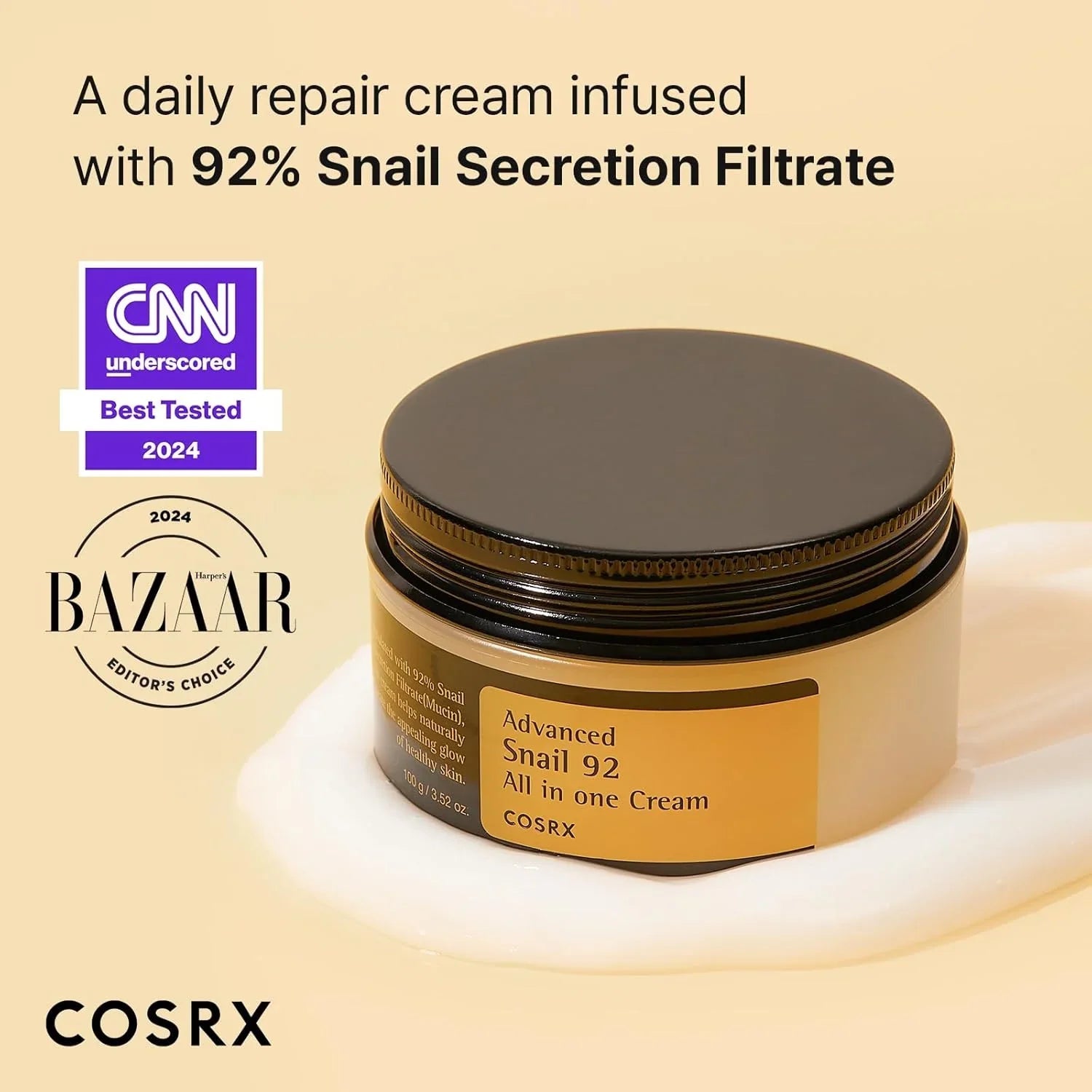 Cosrx Advanced Snail 92 All In One Cream (100Ml) Cosrx