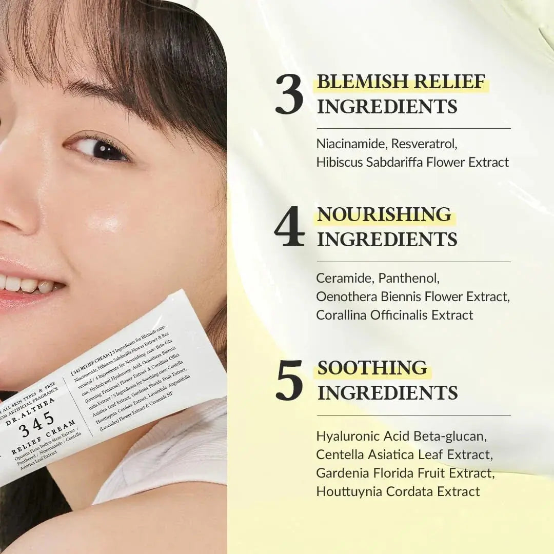 Dr.Althea 345 Relief Cream - 50ml Dr.Althea